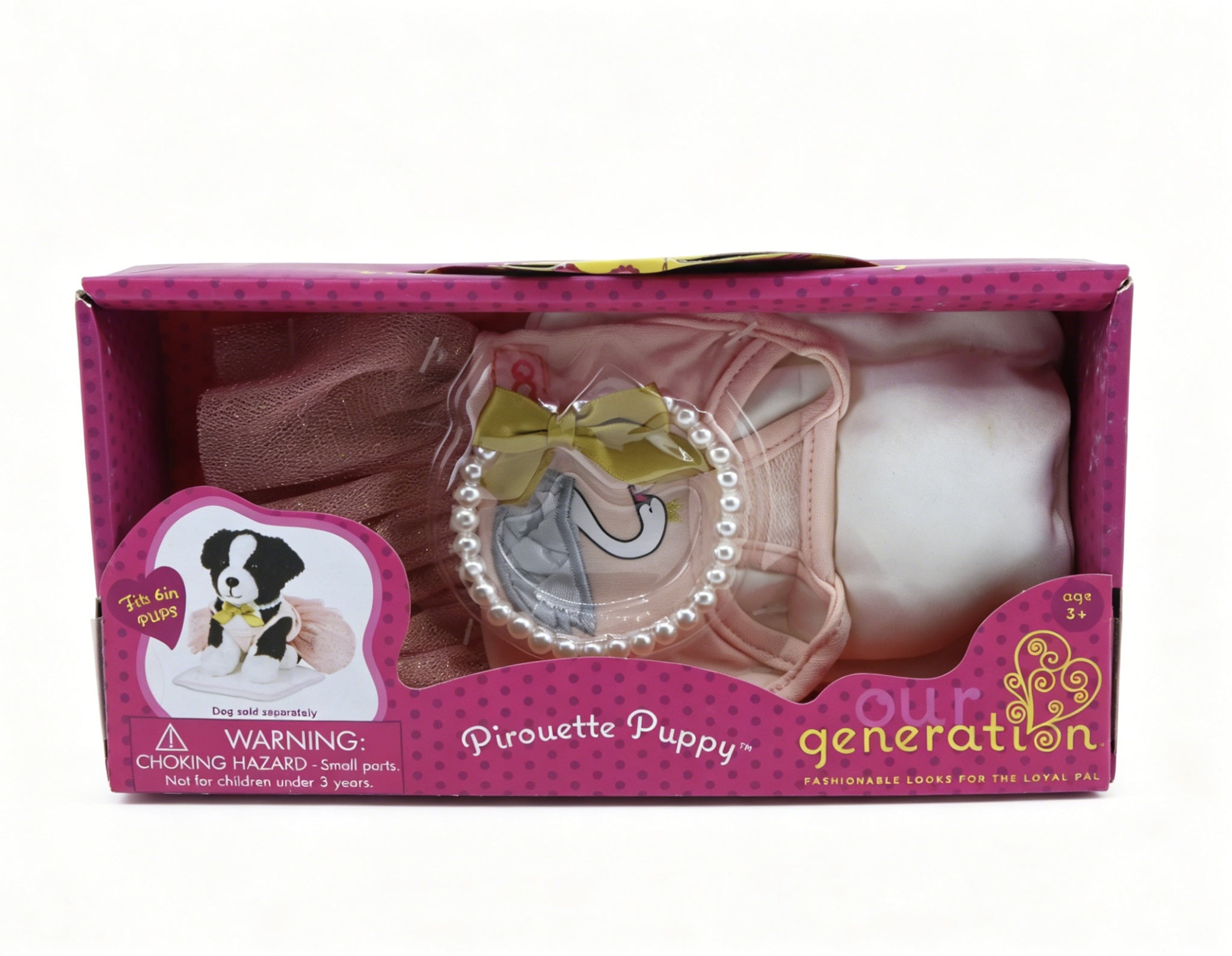 Our Generation Pirouette Puppy Ballet Outfit FOR 6'' DOG