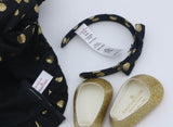 American Girl Black Gold Polka Dot Dress Outfit Set – For 18" Dolls