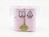 4 Rolls Mini Pink Bath Tissue Toilet Paper Prop for 18'' Doll Retro Groovy Bathroom Pretend Play