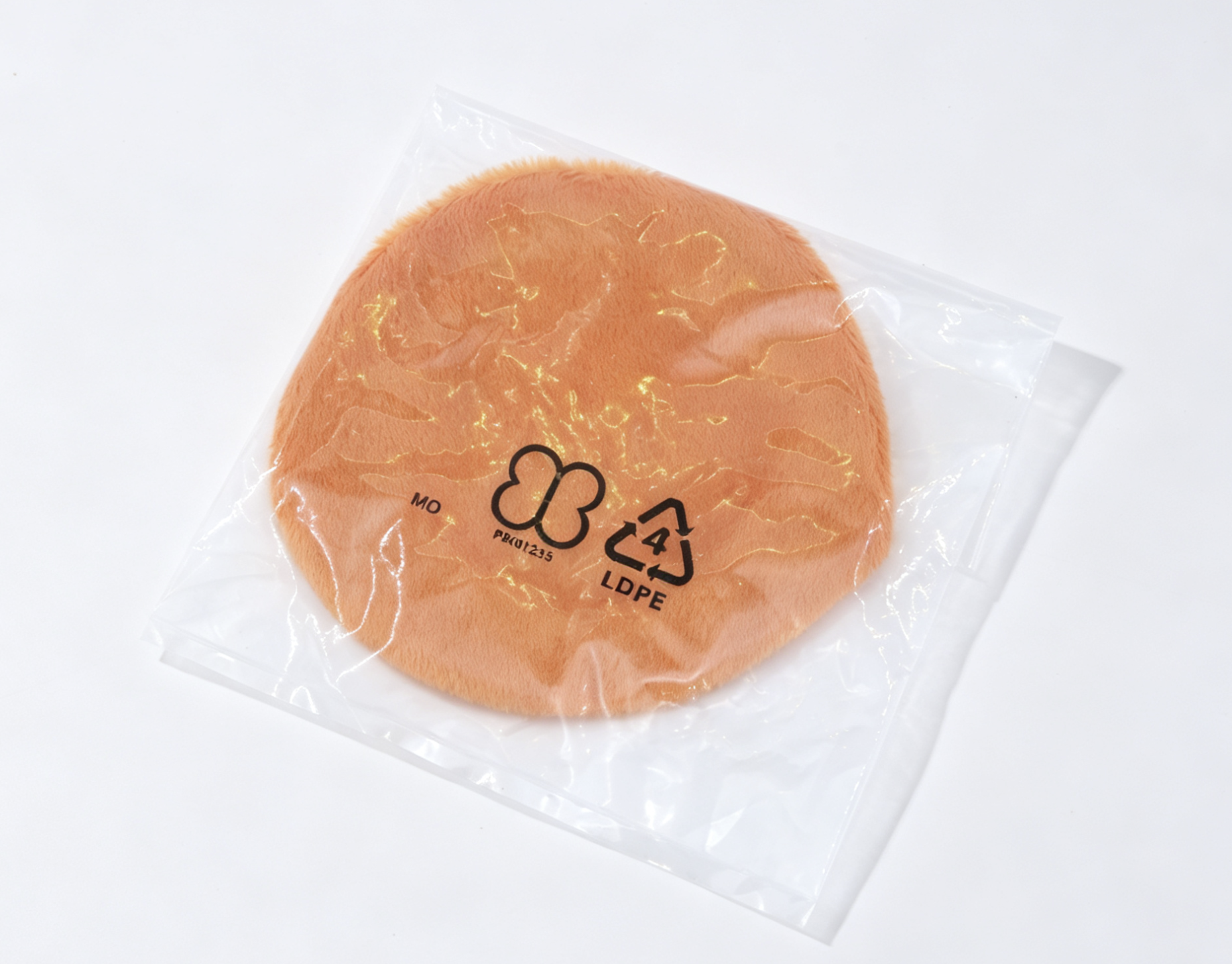 Orange Plush Toilet Seat Cover for 18'' Doll Retro 70s Groovy Bathroom Pretend Play