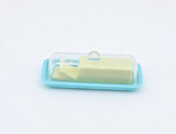 Teal Green Butter Dish With Butter Stick For 18'' Doll Slow Cooker Dinner Playset Part