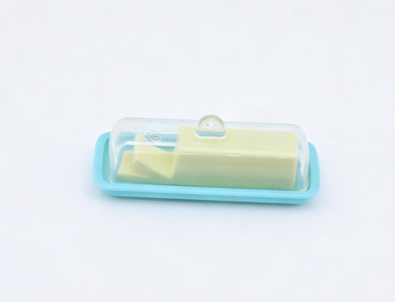 Teal Green Butter Dish With Butter Stick For 18'' Doll Slow Cooker Dinner Playset Part