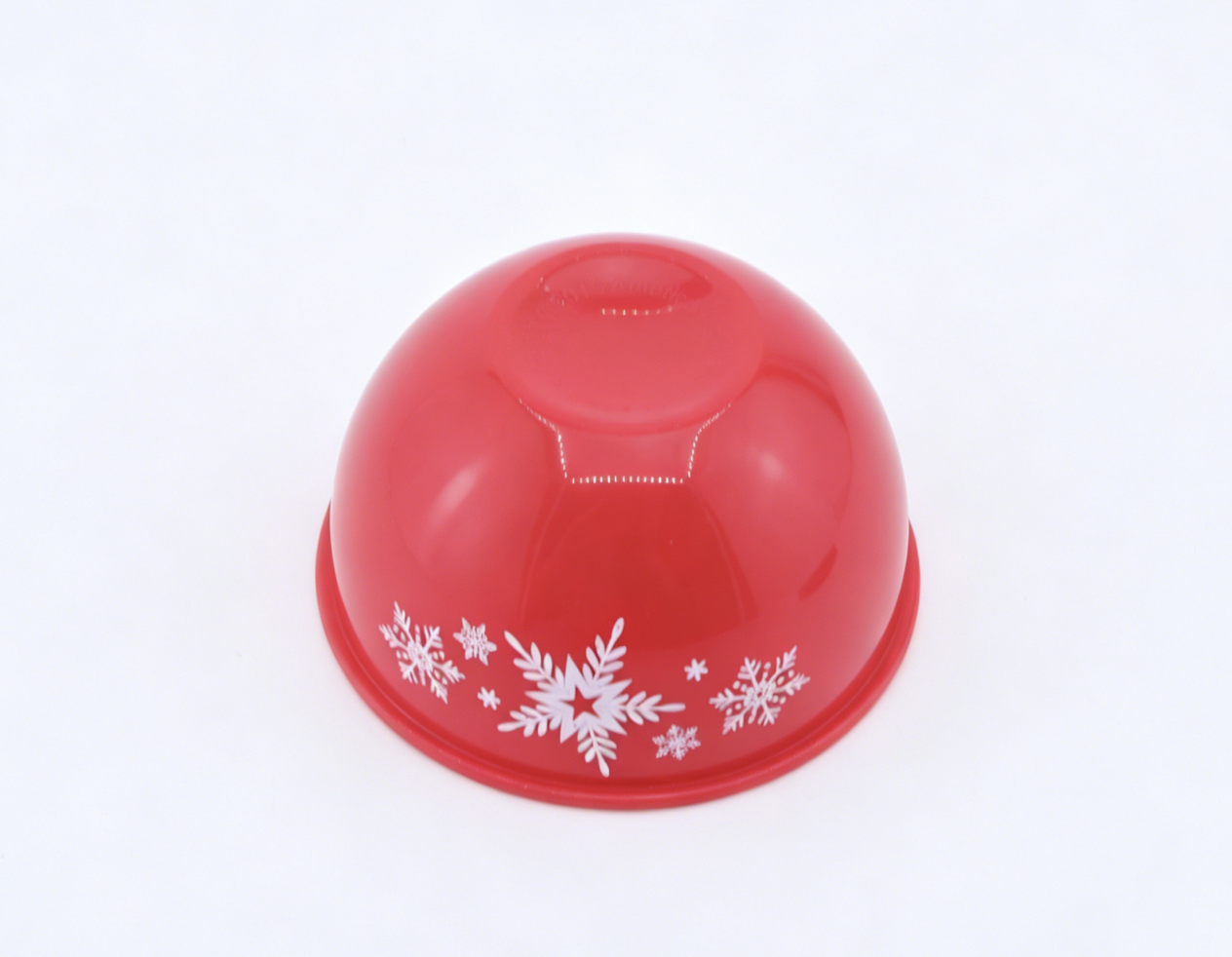 American Girl Red Christmas Snowflake Bowl for 18'' Doll kicthen cooking