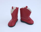 American Girl Red Cowboy Hat & Star Boots Set for 18'' Doll