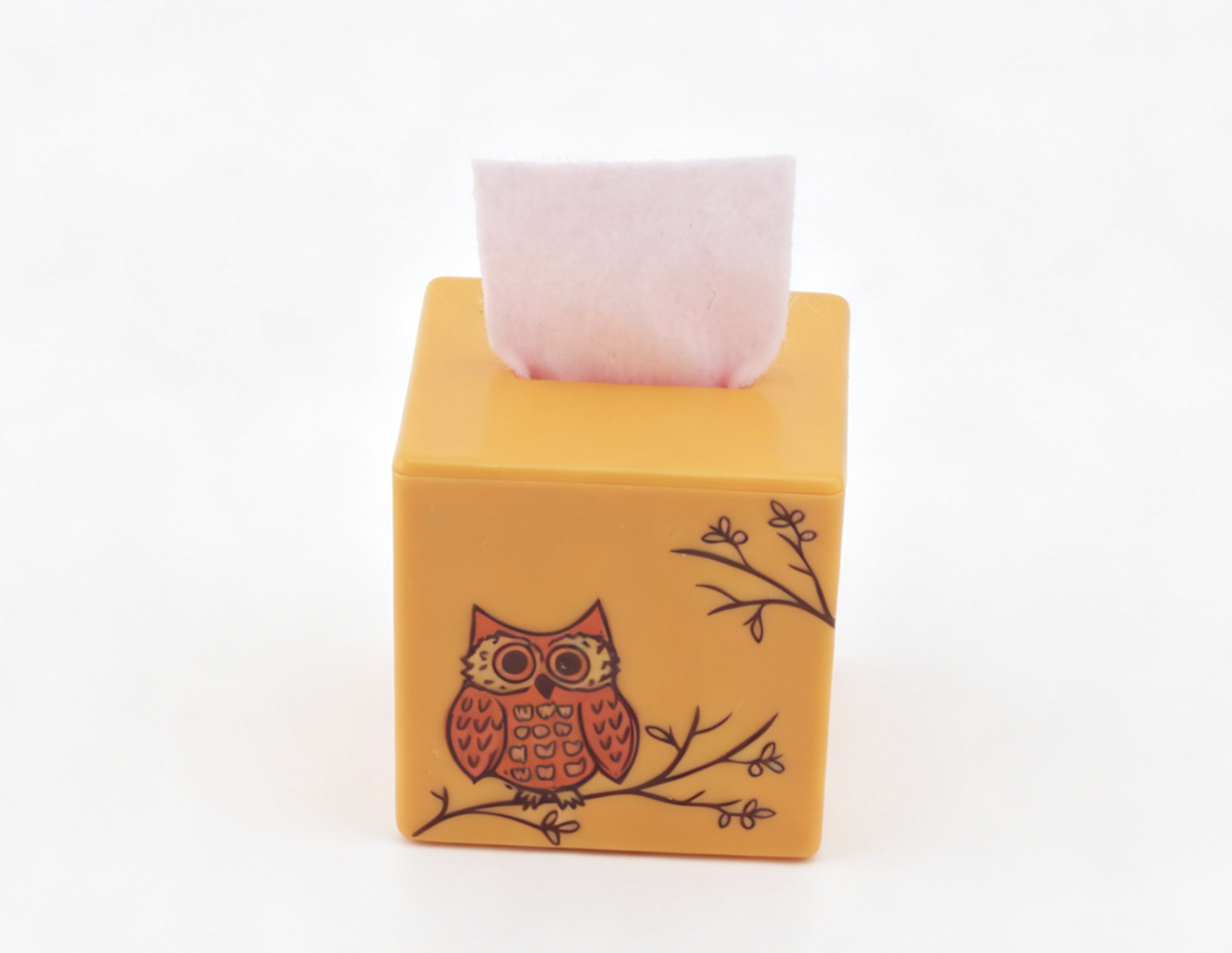 American Girl Owl Tissue Box from Julie's Groovy Bathroom Set for 18" Doll