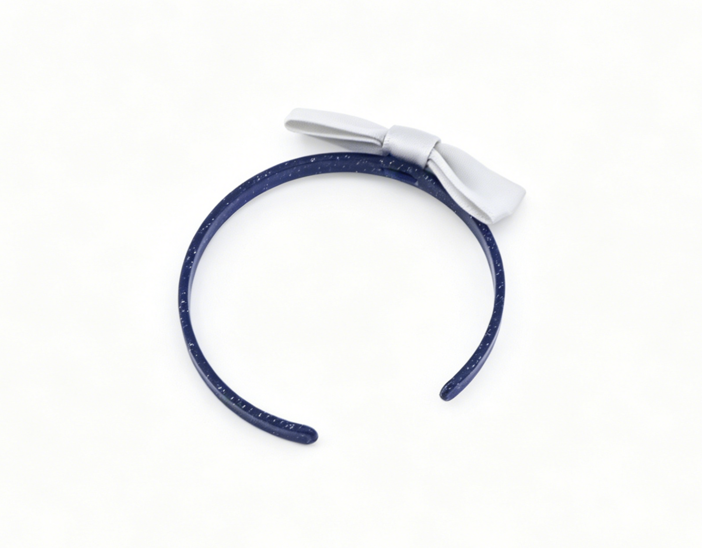 American Girl Navy Blue Glitter Silver Bow Headband FOR 14.5'' DOLL