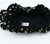 American Girl Limited Edition Black & Gold Polka Dot Dress for 18'' Doll