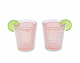 American Girl Pink Drink Cups with Lime (Set of 2) FOR 18'' DOLL