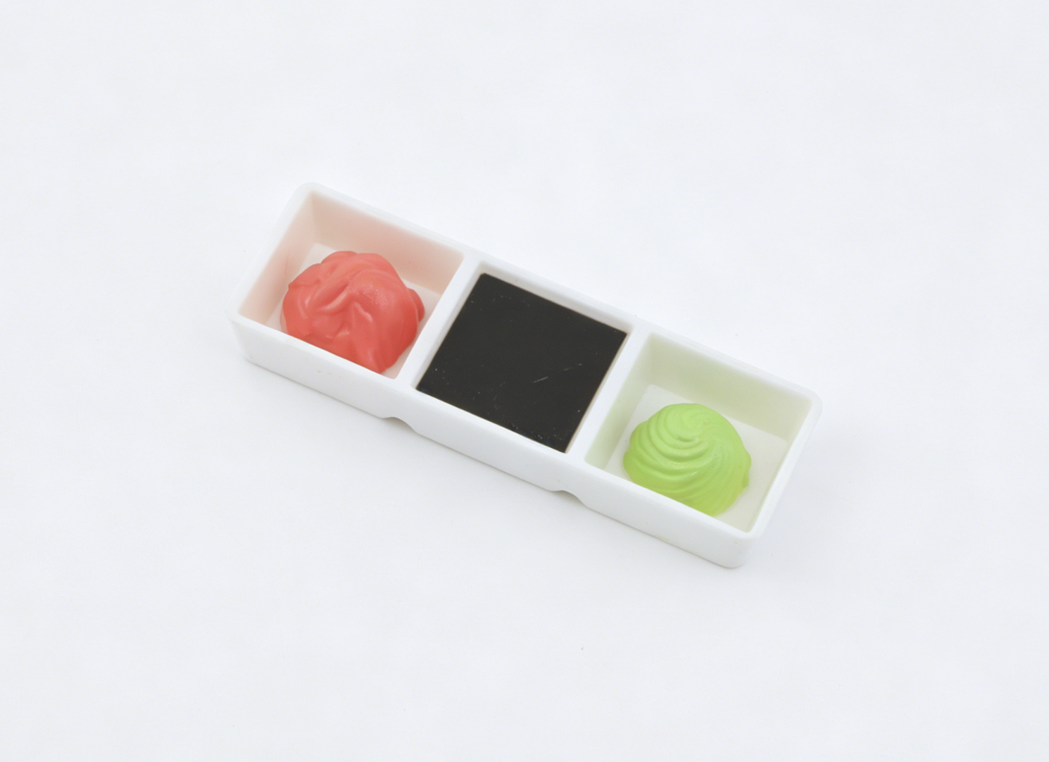 Dipping Sauce Tray for 18" Doll Food Sushi Set Wasabi Ginger Soy