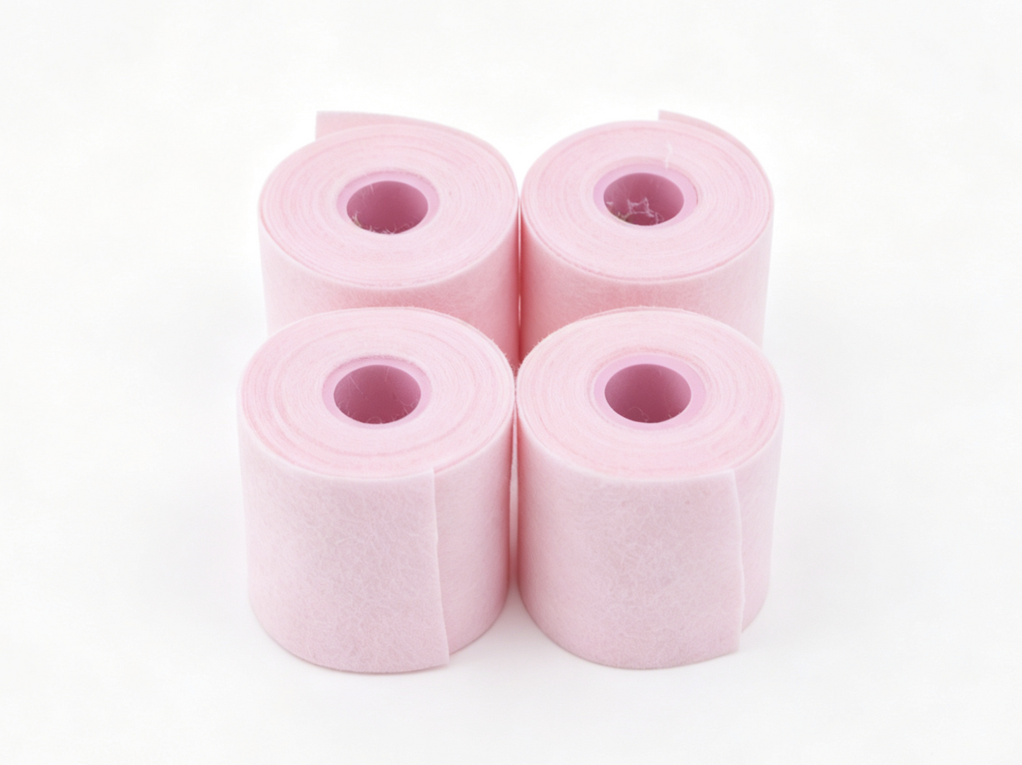 4 Rolls Mini Pink Bath Tissue Toilet Paper Prop for 18'' Doll Retro Groovy Bathroom Pretend Play