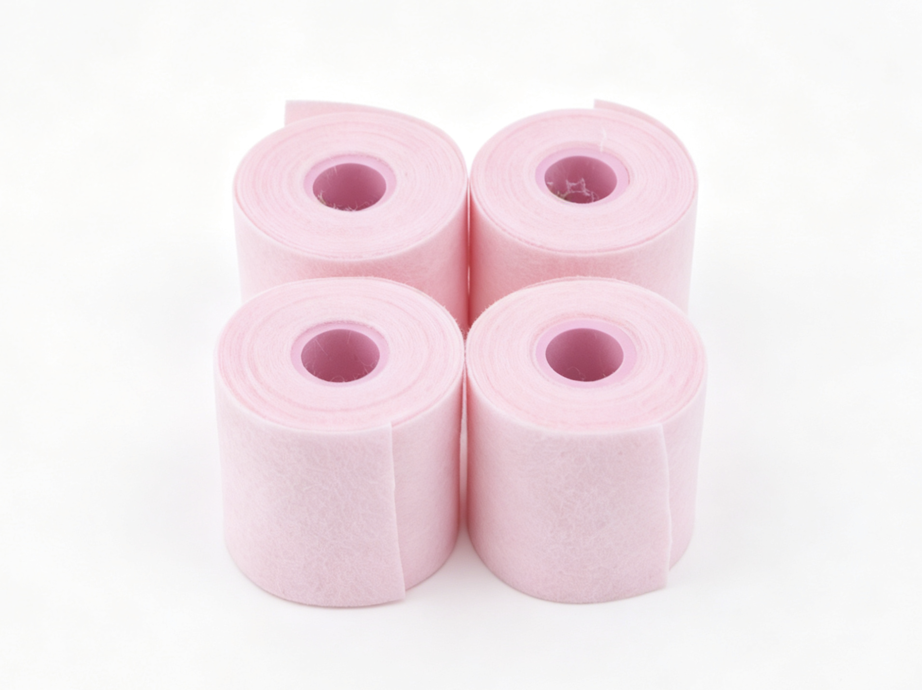 4 Rolls Mini Pink Bath Tissue Toilet Paper Prop for 18'' Doll Retro Groovy Bathroom Pretend Play
