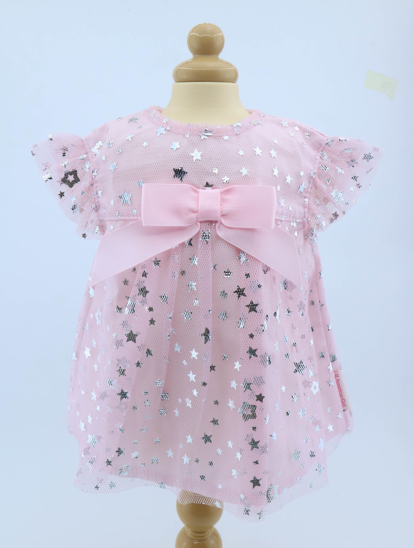 American Girl Pink Star Tulle Nightgown & Sock Set - For 18" Doll dress