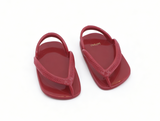 American Girl Red Back-Strap Flip Flops Thong Sandals for 18" Doll Sun & Fun Outfit