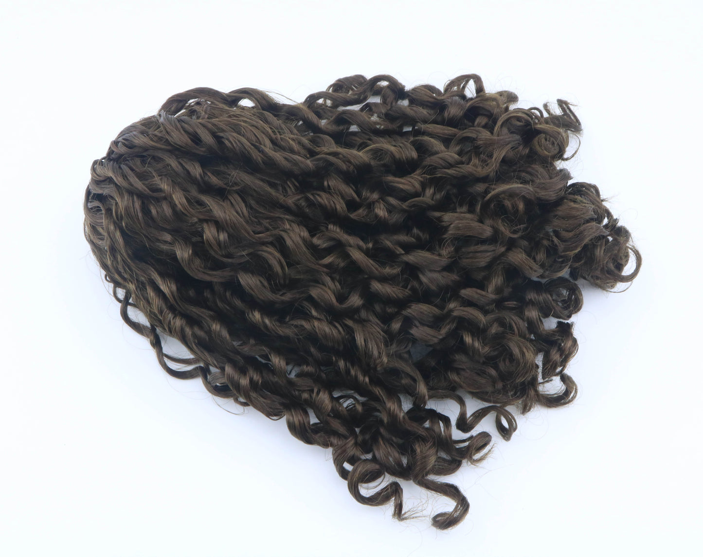 Authentic American Girl Dark Brown Curly Doll Wig for 18'' Doll Accessories