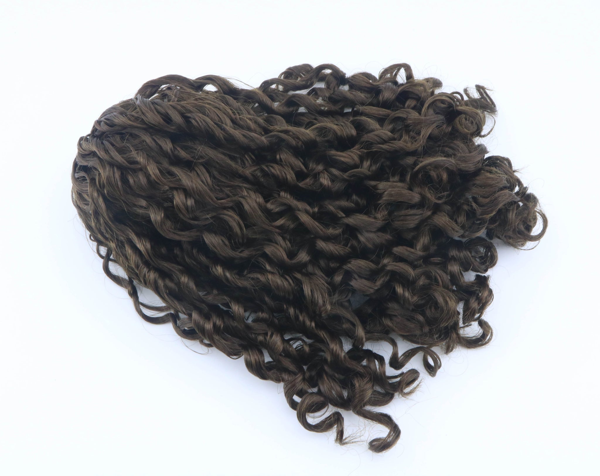 Authentic American Girl Dark Brown Curly Doll Wig for 18'' Doll Accessories