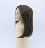 Authentic American Girl Brown Straight Wig Replacement Part for 18" Doll