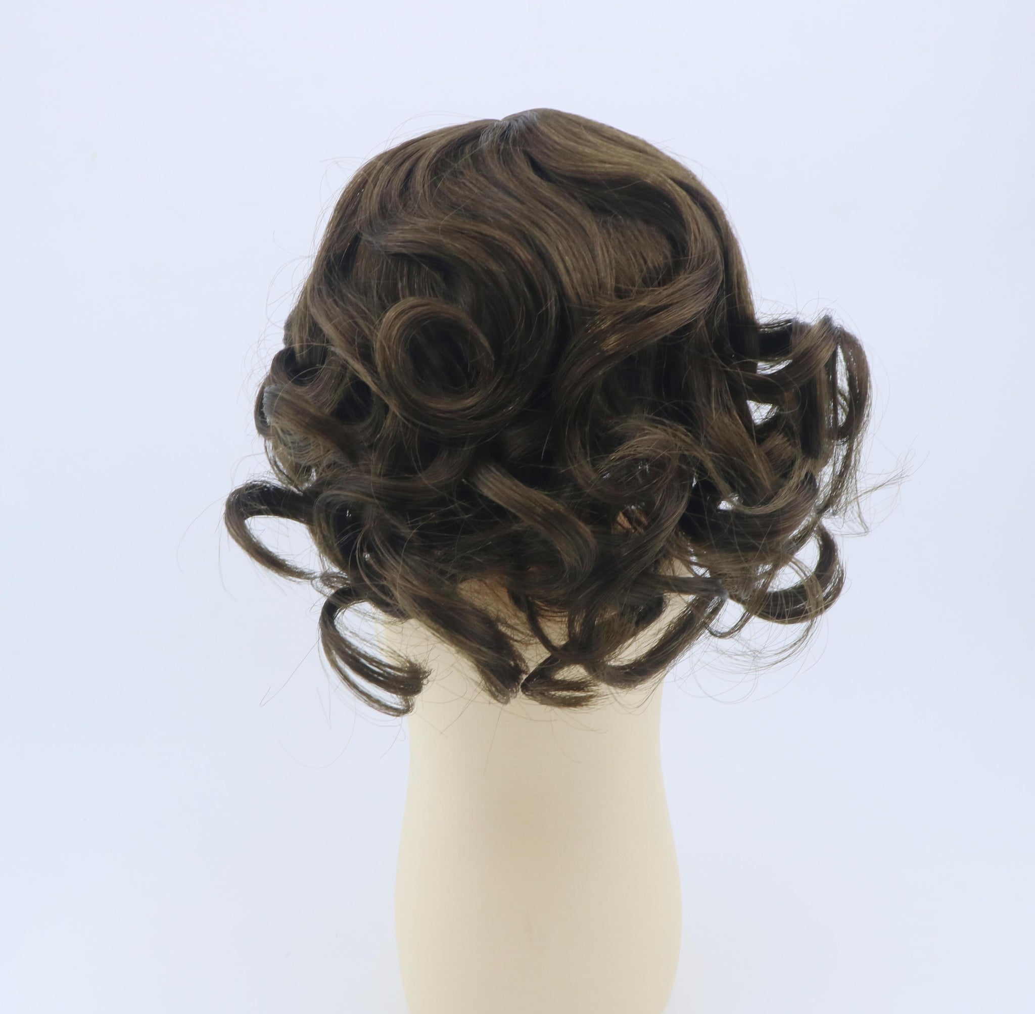 Authentic American Girl Dark Brown Short Curly Doll Wig for 18'' Doll Accessories