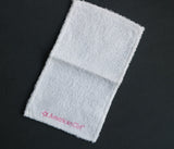 American Girl White Bath Towel | 18" Doll Bedroom Wash (4.5" x 7.6")