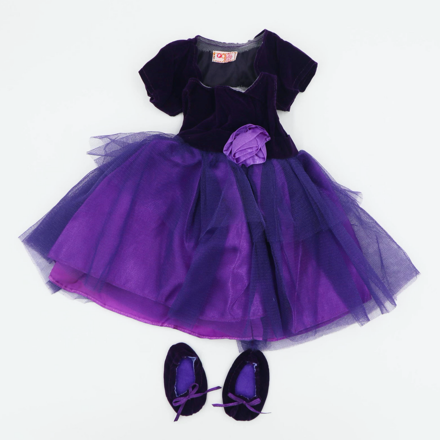 Our Generation Purple Dress, Shoes & Shawl Set | 18" Doll Outfit