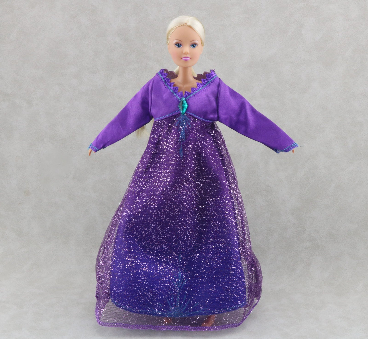 Frozen Elsa Purple Singing Gown | 12" Doll Dress by Jakks Pacific