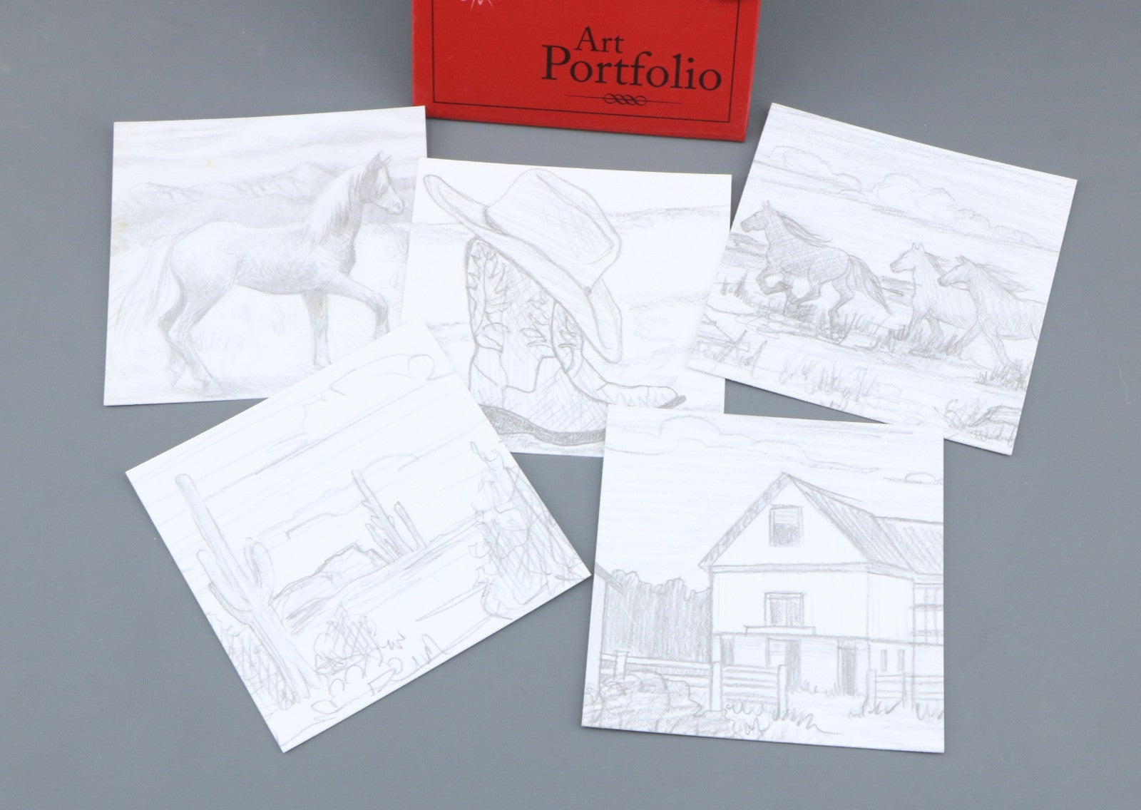 American Girl Saige's Painting Set Sketches & Portfolio | 18" Doll Art Accessory