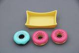 Our Generation 3 Donuts with Tray | 18" Doll Kitchen Baking Food (Blue & Red)