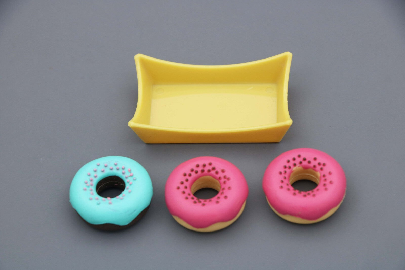 Our Generation 3 Donuts with Tray | 18" Doll Kitchen Baking Food (Blue & Red)