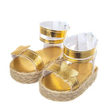 18 Inch Doll Golden Platform Sandals - Summer Accessory for 18'' doll fun summer