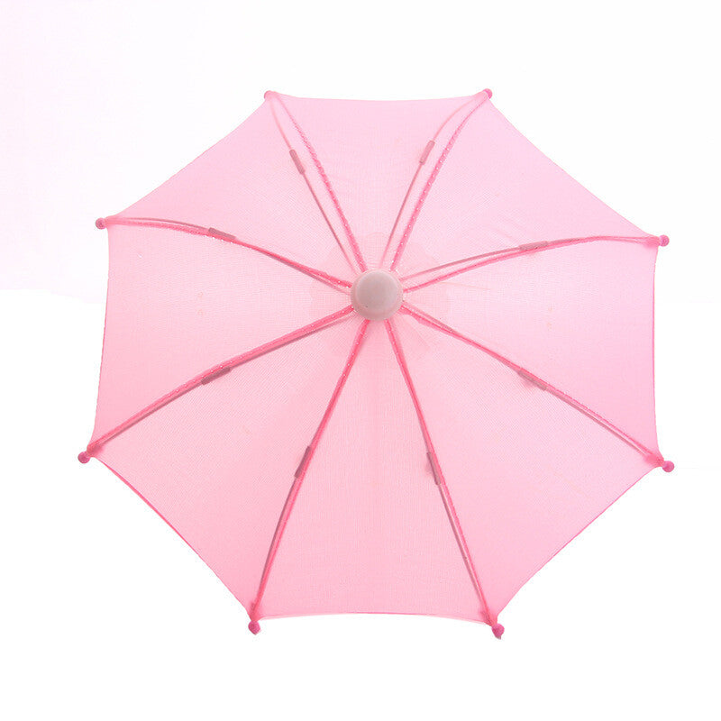 Cute umbrella made for 18'' doll rain day Sunshade