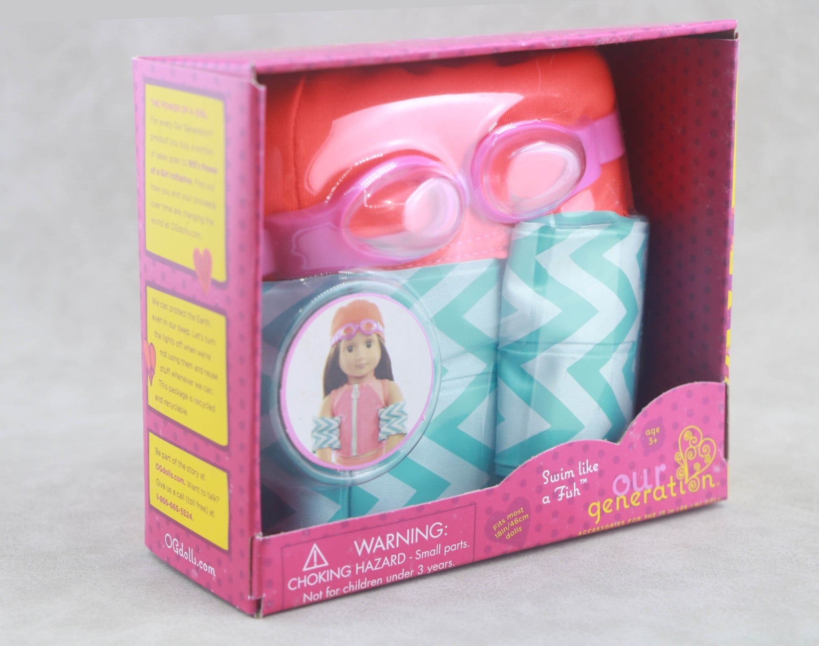 Our Generation "Swim Like a Fish" Beach Swim Set | 18" Doll Accessory