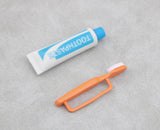 Toothpaste & Orange Toothbrush Set | 18" Doll Bathroom Accessory