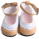 Scalloped Edge Mary Jane Flats | Fits 18" Doll Footwear (2 Colors)