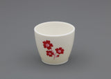 American Girl White Handleless Flower Cup | 18'' Doll Sushi Set Accessory