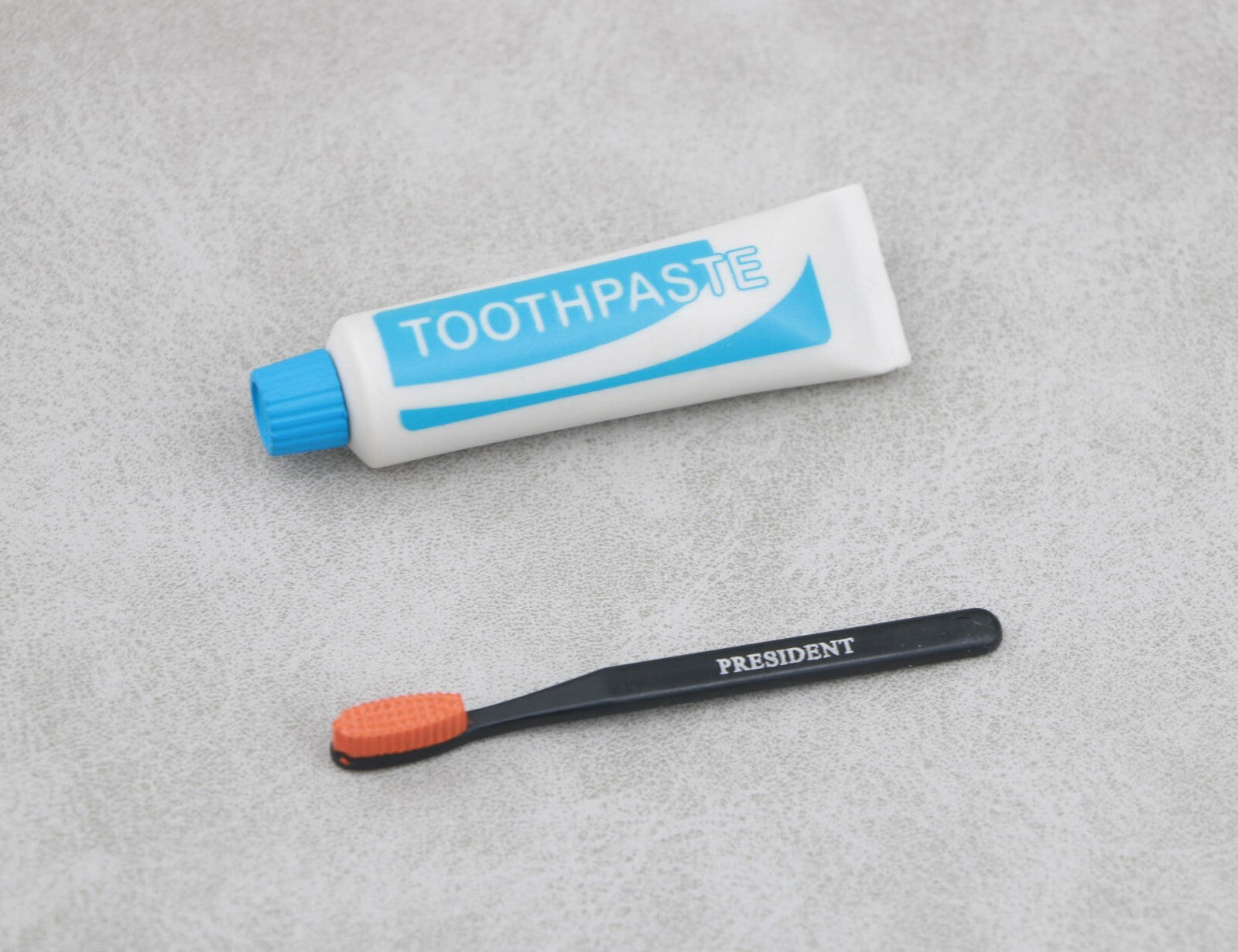 Toothpaste & Black Toothbrush Set | 18" Doll Bathroom Accessory