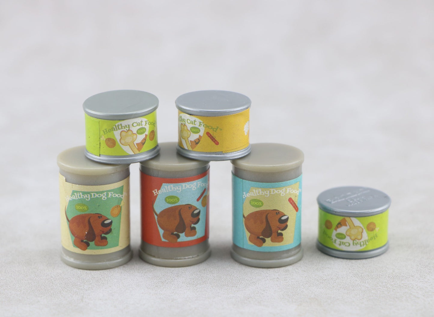 Our Generation 6-Piece Healthy Pet Food Cans | 18" Doll Cat/Dog Accessory