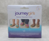 Journey Girls Glittery Gold Flats with Charms | 18" Doll Footwear Set