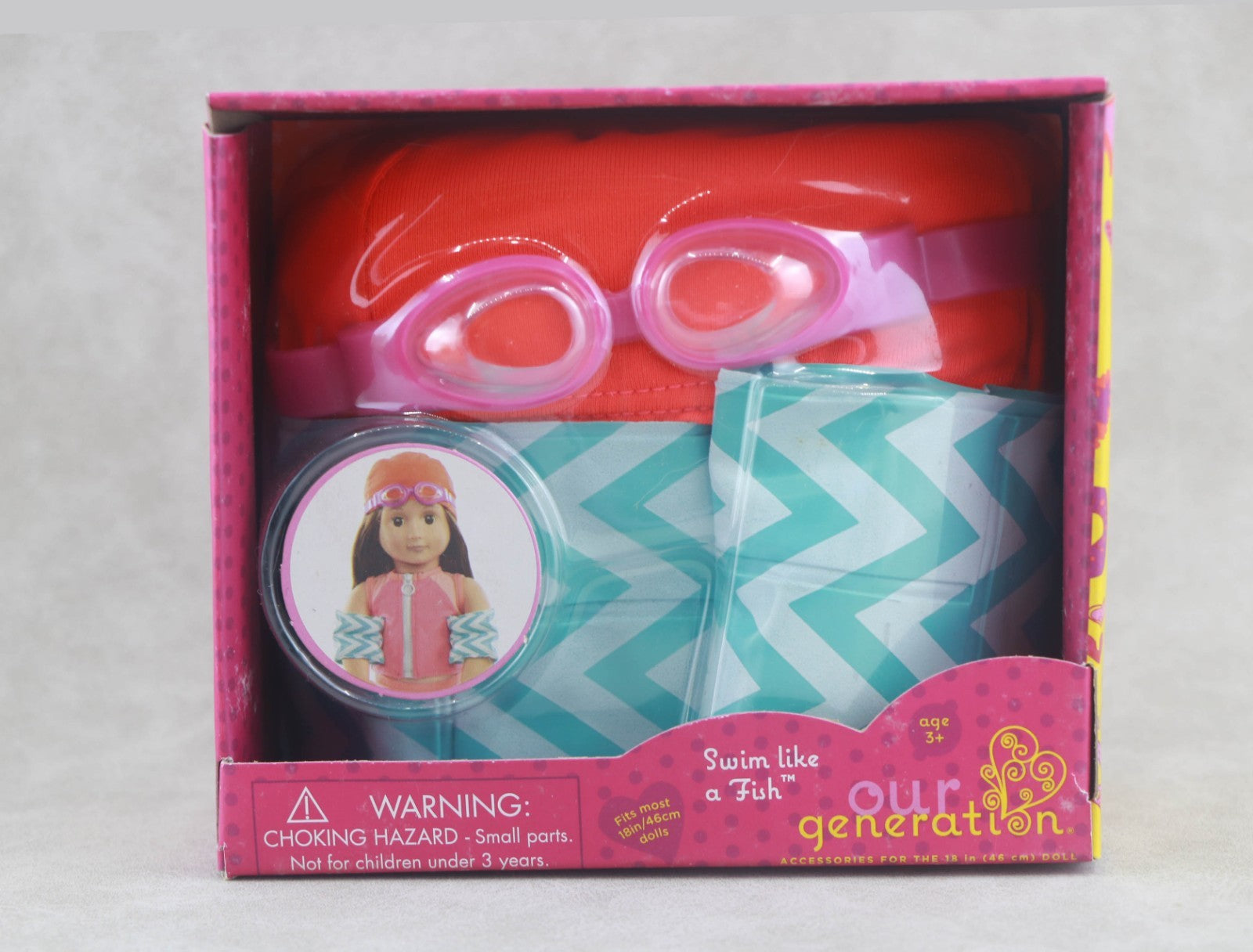 Our Generation "Swim Like a Fish" Beach Swim Set | 18" Doll Accessory