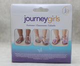 Journey Girls Doll Footwear Set | Pink Floral Sandals with Interchangeable Charms for 18" Dolls