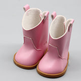 Cowboy Leather Boots for 18" Doll | Western-Style Shoes