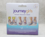 Journey Girls Silver Bow Shoes with Interchangeable Charms | 18" Doll Footwear Set