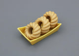 3-Pack Donuts with Tray | Kitchen Food for 18" Doll