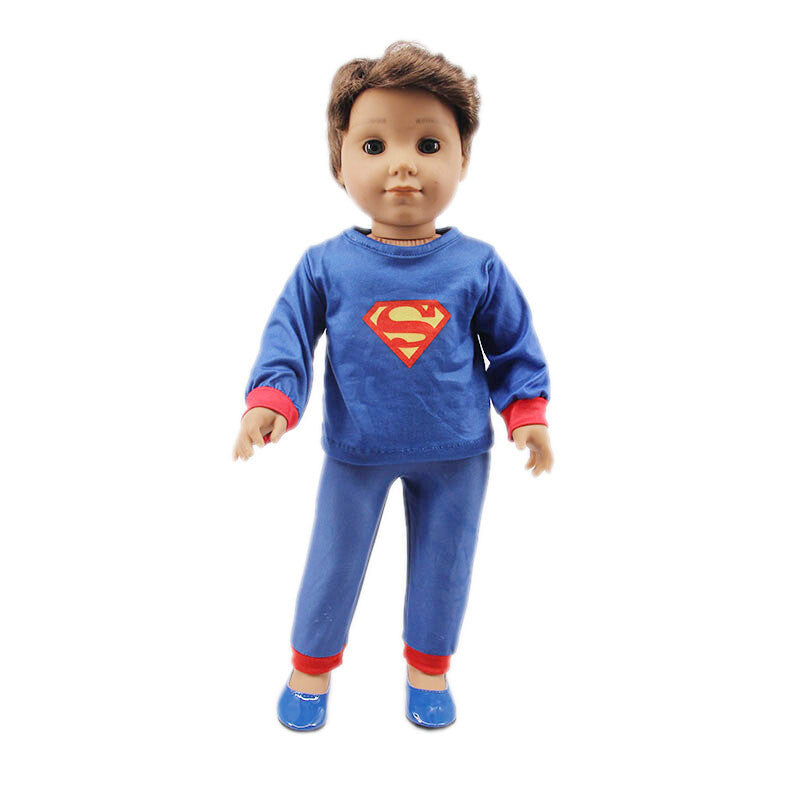 Super Hero Pajama Set for 18" Doll | Shirt & Pants
