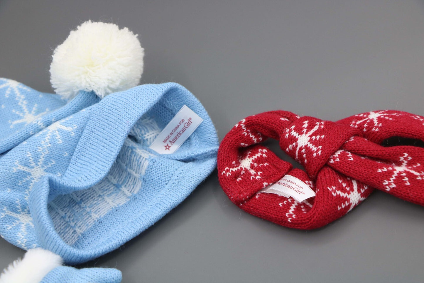 American Girl Maryellen's Ice Skating Accessories | Hat Scarf Mittens for 18" Doll