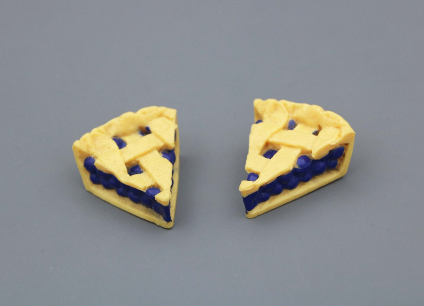 2-Pack Blueberry Pie Slices | 18" Doll Bakery Food