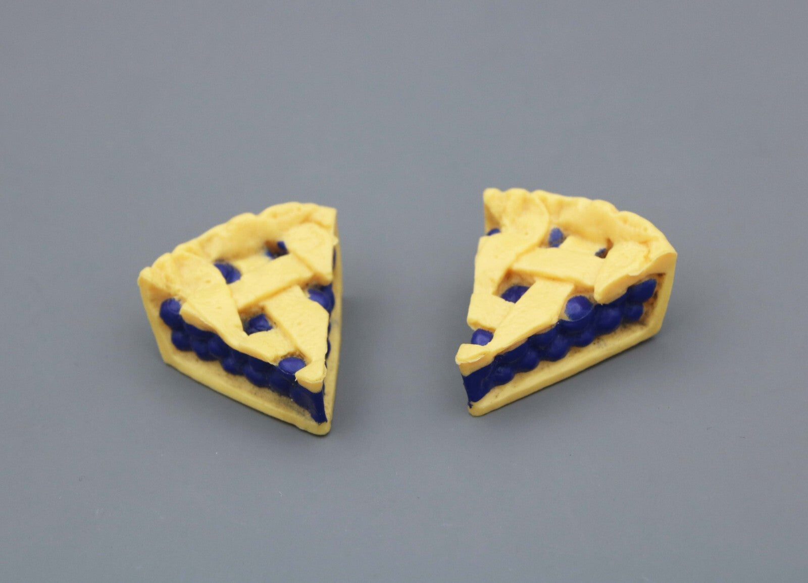 2-Pack Blueberry Pie Slices | 18" Doll Bakery Food