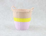 Pastel Woven Carry Basket | Fits 18" Doll
