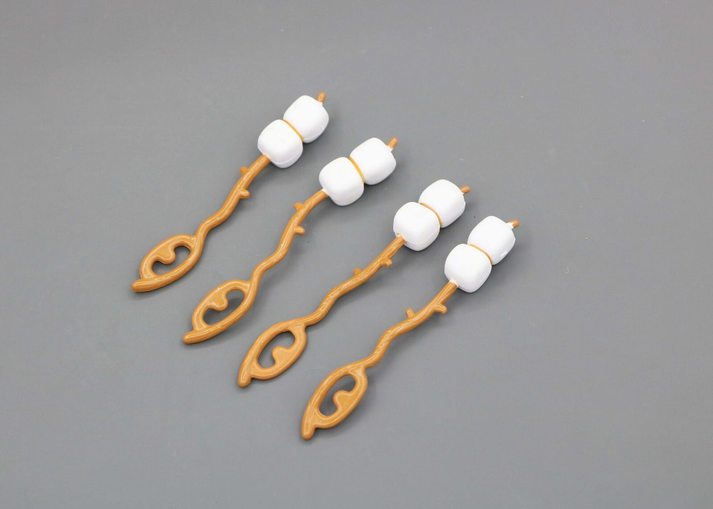 Barbie Marshmallow Sticks (4-pack) | 12'' Doll Campfire Accessory