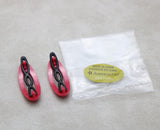 American Girl 2-Piece Red Barrette Set | 18" Doll Meet Outfit Hair Clips
