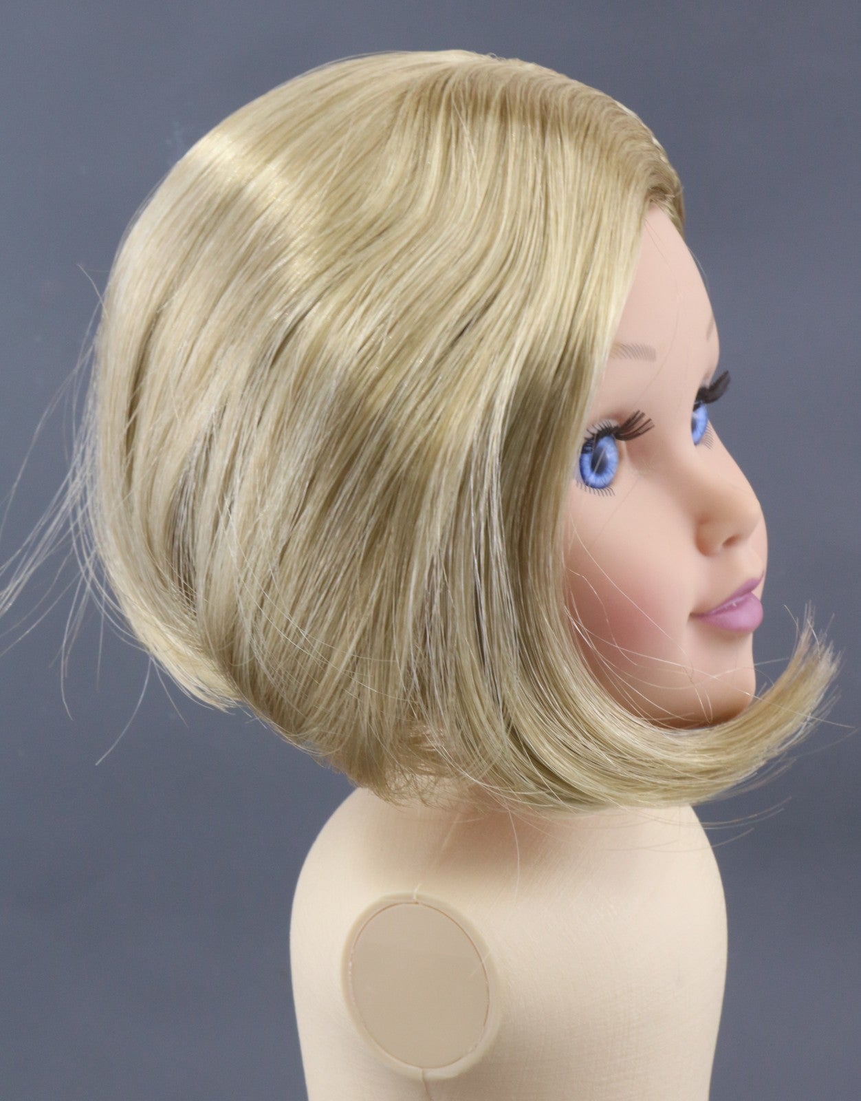 Blonde Bob Wig for 18" Doll - Fits American Girl Dolls Kit Kittredge Hair