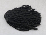Black Spring Twist Wig for 18" Doll - Curly Hair Accessory Fits American Girl Dolls